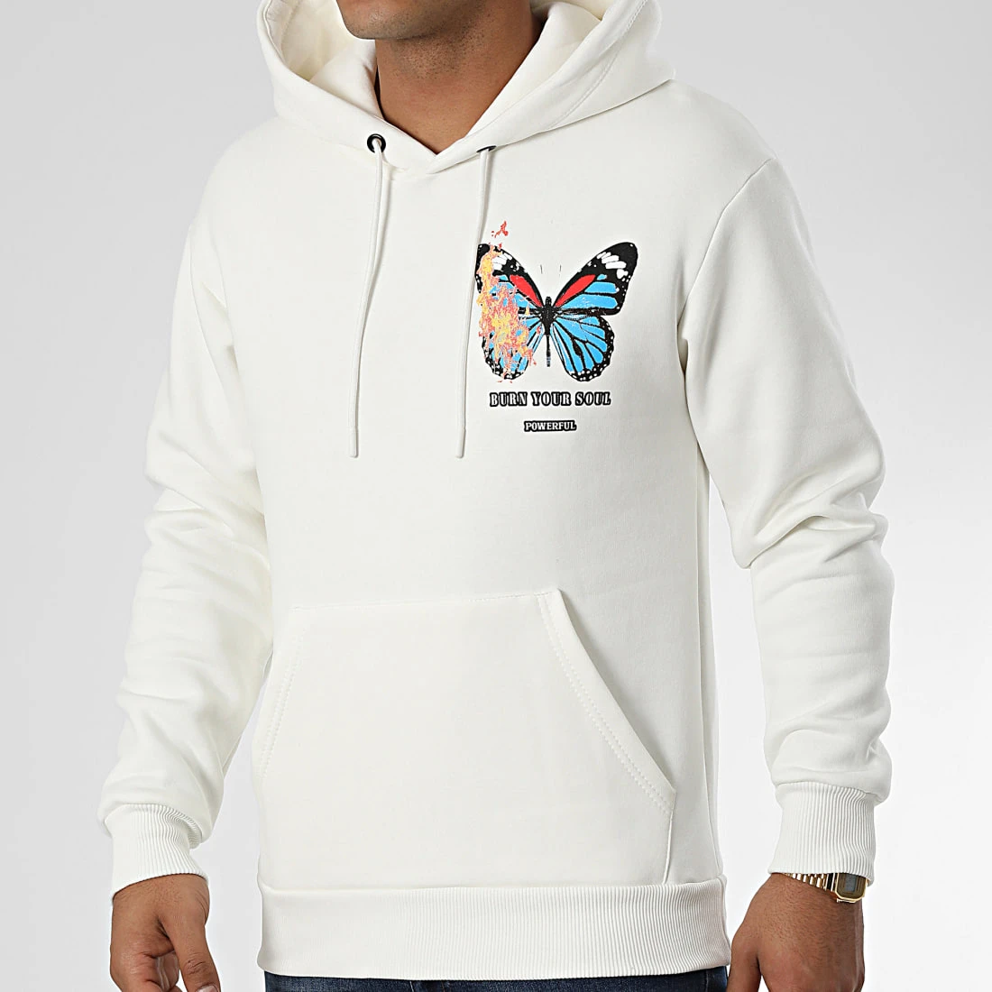 Meilleure vente ❤️ Sweat Capuche 1126 Beige Clair de Classic Series 🔥 6 Meilleure vente ❤️ Sweat Capuche 1126 Beige Clair de Classic Series 🔥 – Image 4