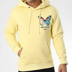 Acheter ✔️ Sweat Capuche 1126 Jaune de Classic Series ✨ -Classic Series Soldes classic series 340784 GK 1126 SARI 20221006T152715 03
