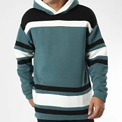 Offres ❤️ Sweat Capuche 1109 Bleu Pétrole de Classic Series 😍