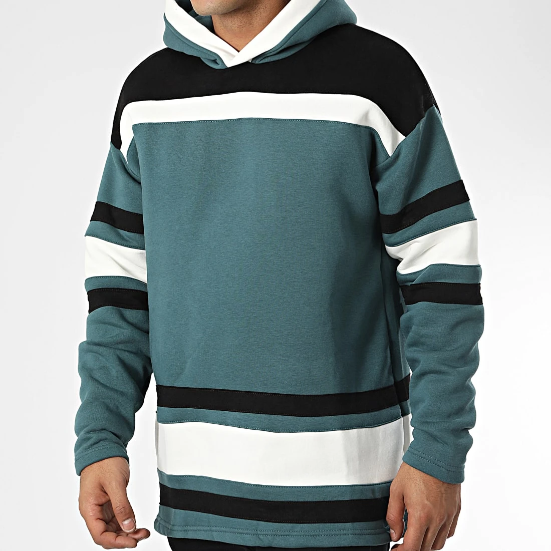 Offres ❤️ Sweat Capuche 1109 Bleu Pétrole de Classic Series 😍 5 Offres ❤️ Sweat Capuche 1109 Bleu Pétrole de Classic Series 😍 – Image 3