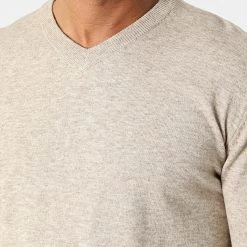 Coupon ❤️ Pull Col V 6745 Beige de Classic Series 🤩 -Classic Series Soldes classic series 342223 6745 BEIGE 20221020T135039 02