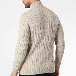 Sortie ❤️ Pull Col Zippé 6852 Beige de Classic Series ⭐ 9 Sortie ❤️ Pull Col Zippé 6852 Beige de Classic Series ⭐ -Classic Series Soldes classic series 342232 6852 BEIGE 20221020T135102 04