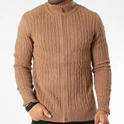 Tout neuf 🎉 Gilet Zippé 6855 Camel de Classic Series 😍 -Classic Series Soldes classic series 342236 6855 CAMEL 20221020T135149 03