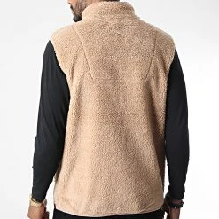 Meilleure vente 🔥 Veste Zippée Sans Manches DP-10022-007 Beige de Classic Series 👏 -Classic Series Soldes classic series 342299 DP 10022 007 004 20221021T151501 04