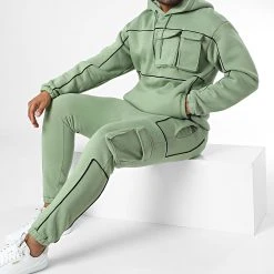 Budget 🔥 Ensemble De Survetement 1108 Vert Clair de Classic Series 🎁