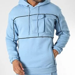 Offres ✔️ Ensemble De Survetement 1108 Bleu Clair de Classic Series ✨ -Classic Series Soldes classic series 342469 GK 1108T MAVI 20221013T151454 03