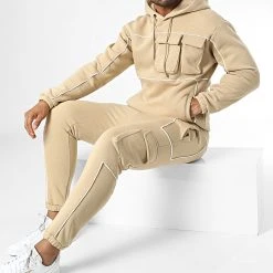 Meilleure affaire 😉 Ensemble De Survetement 1108 Beige de Classic Series 👏