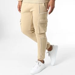 Meilleure affaire 😉 Ensemble De Survetement 1108 Beige de Classic Series 👏 -Classic Series Soldes classic series 342471 GK 1108T BEJ 20221013T151528 04