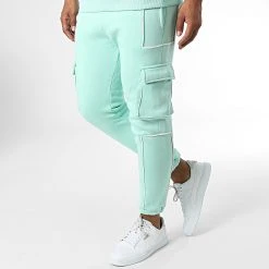 Nouveau 🤩 Ensemble De Survetement 1108 Vert Clair de Classic Series ⭐ -Classic Series Soldes classic series 342474 GK 1108T MINT 20221013T151440 04