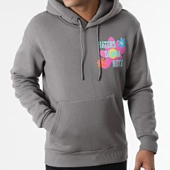 Meilleur prix 🤩 Sweat Capuche 1116 Gris Anthracite de Classic Series 🌟 -Classic Series Soldes classic series 342505 GK 1116 MURDUM 20221007T161027 03