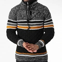 Promo 🤩 Pull Col Montant 5013 Noir Gris Chiné de Classic Series 🧨 8 Promo 🤩 Pull Col Montant 5013 Noir Gris Chiné de Classic Series 🧨 -Classic Series Soldes classic series 342603 5013 BLACK CAMEL 20221007T161103 03