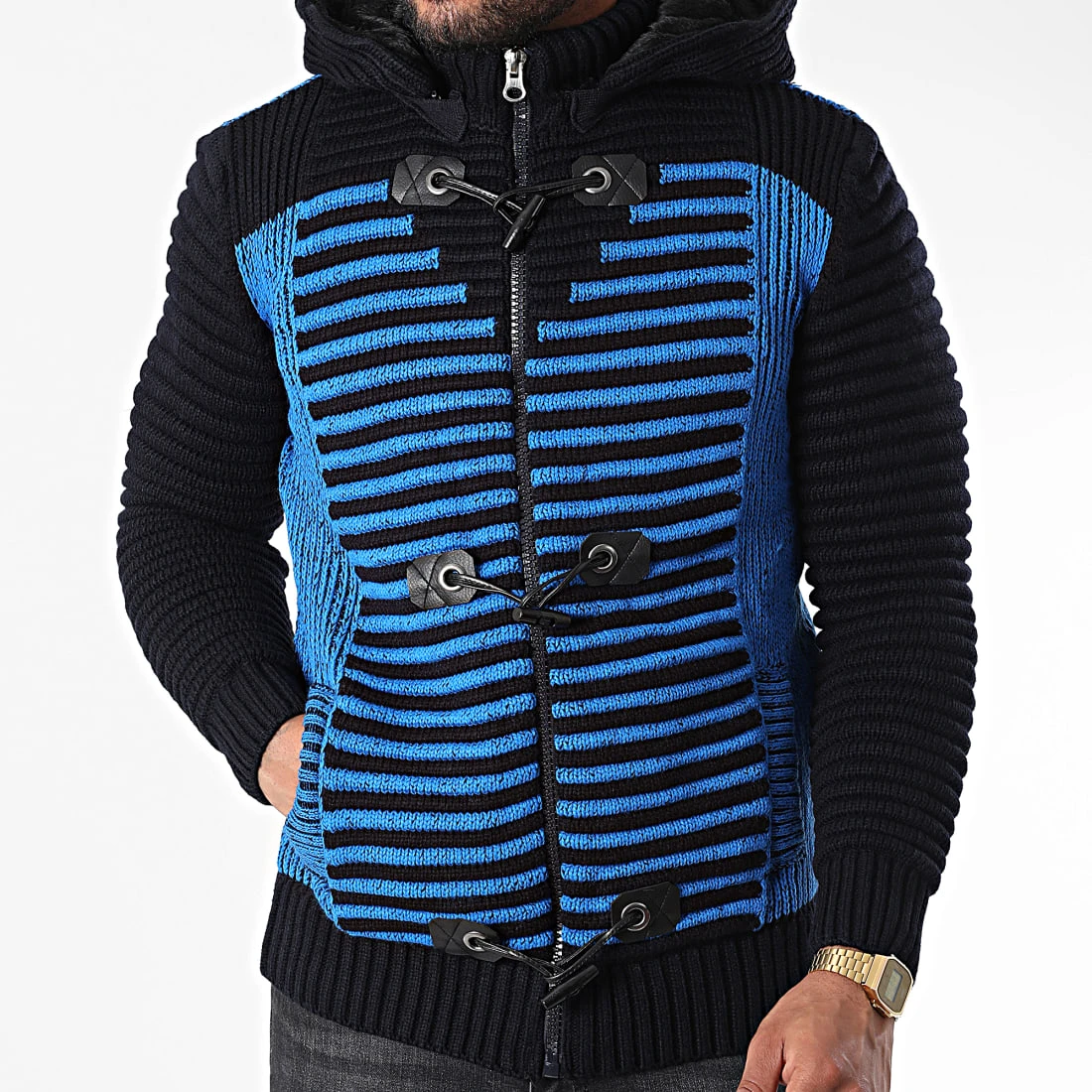 Le moins cher 🔥 Gilet Zippé Capuche 3005 Bleu Marine Bleu Clair de Classic Series ⭐ 3 Le moins cher 🔥 Gilet Zippé Capuche 3005 Bleu Marine Bleu Clair de Classic Series ⭐