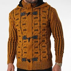 Offres 🤩 Gilet Zippé Capuche 3010 Orange de Classic Series 😍