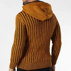 Offres 🤩 Gilet Zippé Capuche 3010 Orange de Classic Series 😍 -Classic Series Soldes classic series 342668 3010 MOUTARDE 20221007T155126 04