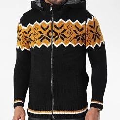 Meilleure vente 🔔 Gilet Zippé Capuche 3008 Noir de Classic Series 🛒