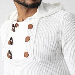 Budget 🌟 Pull Capuche 1913 Beige Clair de Classic Series ⌛ -Classic Series Soldes classic series 342726 1913 BLANC 20221021T151935 02