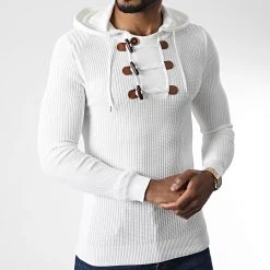 Budget 🌟 Pull Capuche 1913 Beige Clair de Classic Series ⌛ -Classic Series Soldes classic series 342726 1913 BLANC 20221021T151937 03