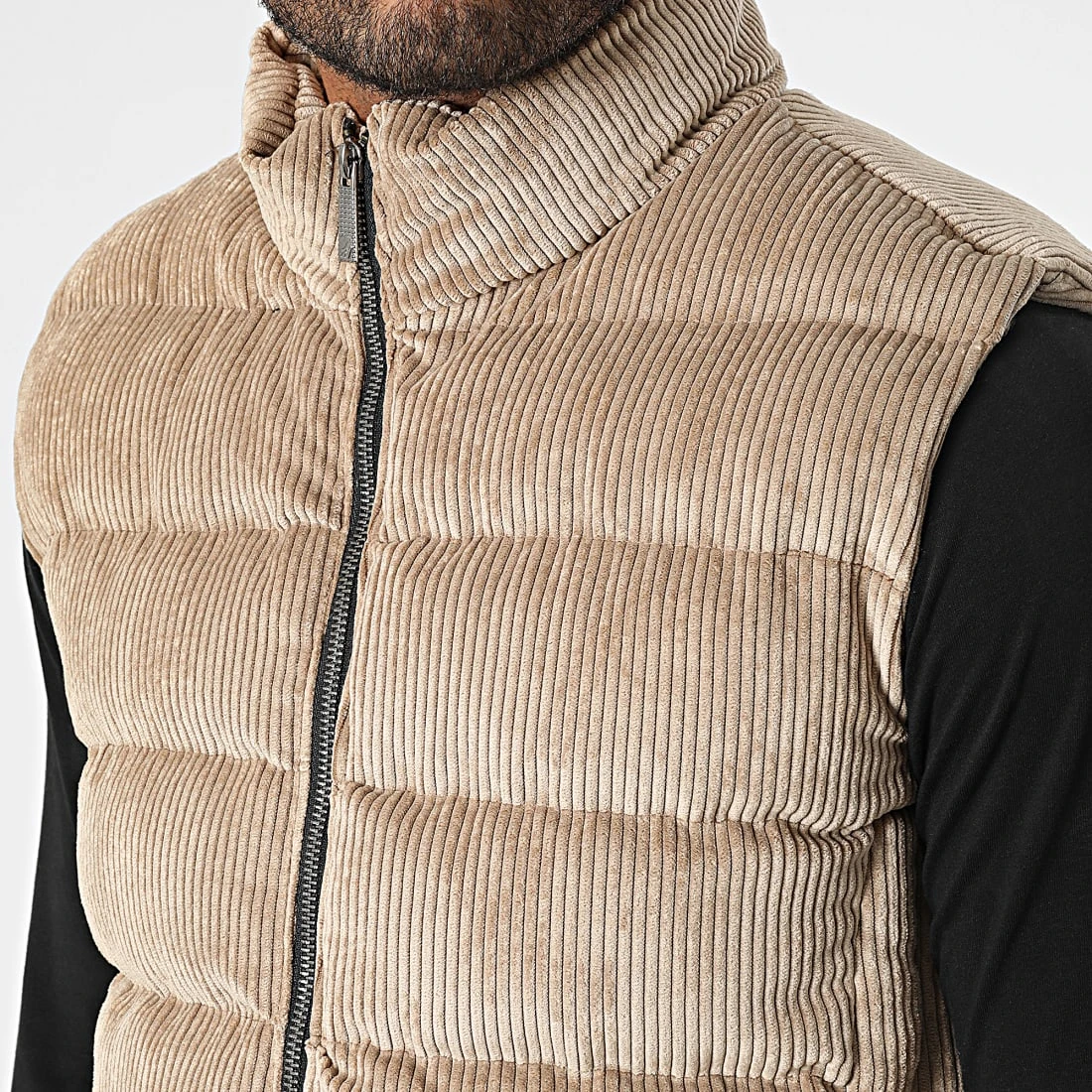 Bon marché 😍 Veste Sans Manches 407 Beige de Classic Series ⌛ 4 Bon marché 😍 Veste Sans Manches 407 Beige de Classic Series ⌛ – Image 2