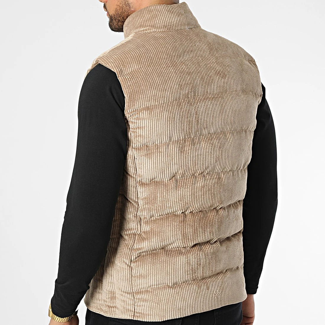 Bon marché 😍 Veste Sans Manches 407 Beige de Classic Series ⌛ 6 Bon marché 😍 Veste Sans Manches 407 Beige de Classic Series ⌛ – Image 4