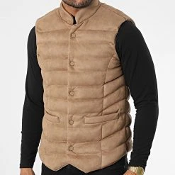 Nouveau 👏 Veste Sans Manches 403 Beige Foncé de Classic Series 🔥 8 Nouveau 👏 Veste Sans Manches 403 Beige Foncé de Classic Series 🔥 -Classic Series Soldes classic series 343265 403 VIZON 20221014T153147 03