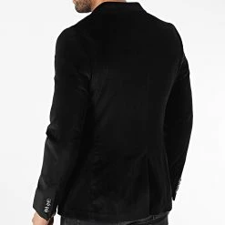Meilleure affaire 🎁 Veste Blazer Velours X-019 Noir de Classic Series 🧨 -Classic Series Soldes classic series 343289 X 019 BLACK 20221014T153007 04
