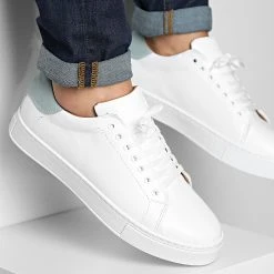 Meilleure vente ⌛ Baskets MLS-15008 White Green de Classic Series ⭐