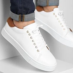 Meilleure affaire â Baskets MLS-15008 White Brown de Classic Series â€ïž