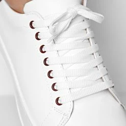 Meilleure vente 🔥 Baskets MLS-15008 White Burgundy de Classic Series 🔥 -Classic Series Soldes classic series 343342 MLS 15008 WHT BURGUNDY 20221011T144124 03