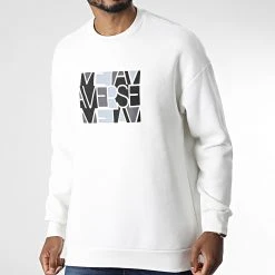 Sortie ❤️ Sweat Crewneck 9901 Blanc de Classic Series 🎉 -Classic Series Soldes classic series 344433 9901 006 20221024T151337 03