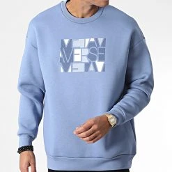 Grosses soldes ✨ Sweat Crewneck 9901 Bleu de Classic Series ❤️