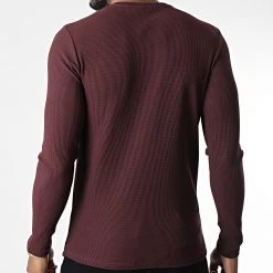 Vente flash ⭐ Tee 🤩 Shirt Manches Longues 7900 Bordeaux de Classic Series 😀 -Classic Series Soldes classic series 344442 7900 011 20221020T155738 04