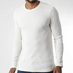 Bon marché ⌛ Tee 😍 Shirt Manches Longues 7900 Beige de Classic Series ⌛ -Classic Series Soldes classic series 344443 7900 006 20221024T151201 03