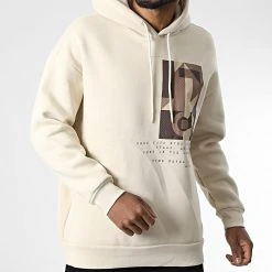 Vente flash 🎁 Sweat Capuche 9801 Beige de Classic Series ✔️ -Classic Series Soldes classic series 344451 9801 010 20221020T155534 03