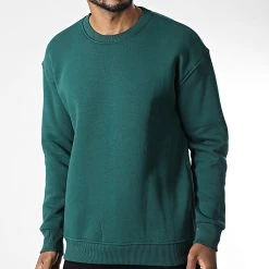 Vente flash ❤️ Sweat Crewneck 8902 Vert Foncé de Classic Series ✨