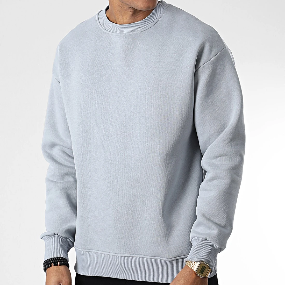 Sortie ⌛ Sweat Crewneck 8902 Gris de Classic Series 🔔 5 Sortie ⌛ Sweat Crewneck 8902 Gris de Classic Series 🔔 – Image 3