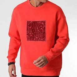 Bon marché 😀 Sweat Crewneck 9900 Orange de Classic Series 😉 -Classic Series Soldes classic series 344458 9900 024 20221025T151520 03