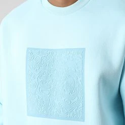 Nouveau 👍 Sweat Crewneck 9900 Bleu Clair de Classic Series 🌟 -Classic Series Soldes classic series 344494 9900 049 20221025T151649 02