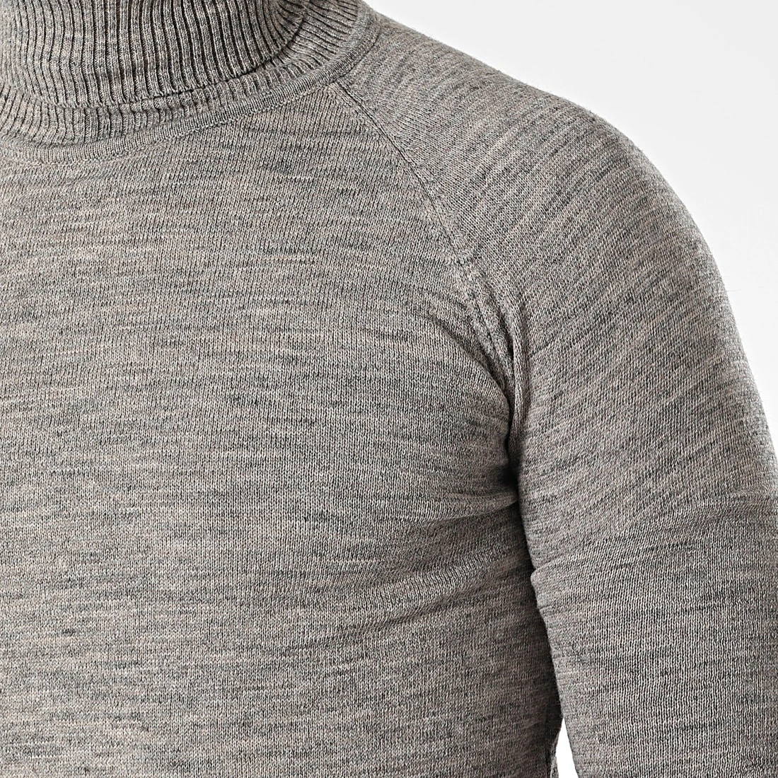 Meilleure affaire 👏 Pull Col Roulé T3873 Gris Chiné Beige de Classic Series 🧨 4 Meilleure affaire 👏 Pull Col Roulé T3873 Gris Chiné Beige de Classic Series 🧨 – Image 2
