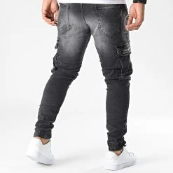 Meilleure vente 🎉 Jean Cargo 15455 Gris Anthracite de Classic Series 🤩 -Classic Series Soldes classic series 344555 15455 20221024T135037 04