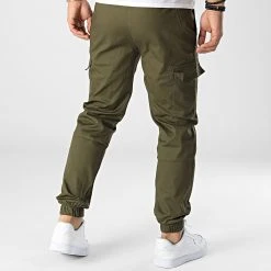 Vente flash ✔️ Pantalon Cargo ZA52 Vert Kaki de Classic Series 😀 -Classic Series Soldes classic series 345061 ZA52 OLIVE 20221031T161401 04