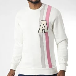 Tout neuf 🌟 Sweat Crewneck GK-1130 Blanc de Classic Series 🌟