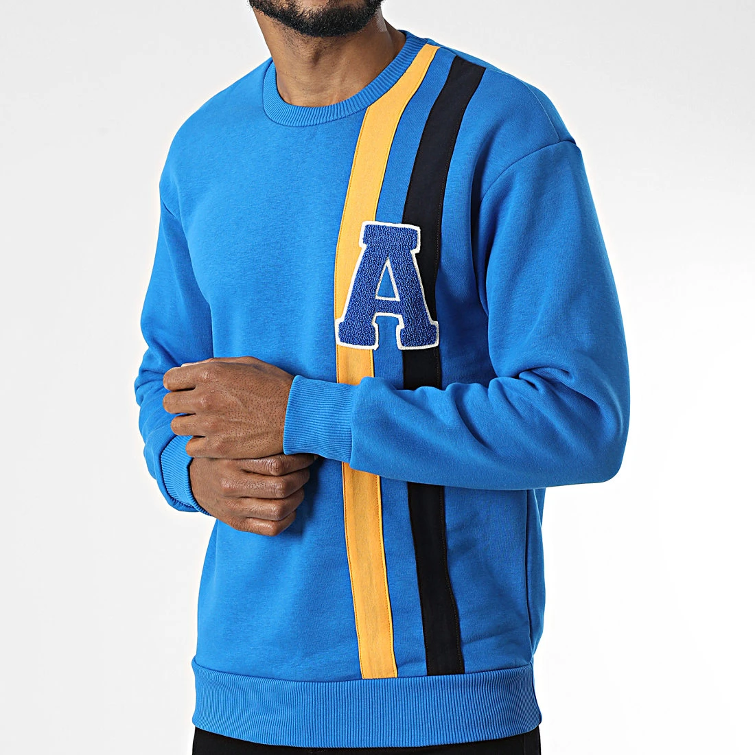 Vente flash 👏 Sweat Crewneck GK-1130 Bleu Roi de Classic Series 🎁 5 Vente flash 👏 Sweat Crewneck GK-1130 Bleu Roi de Classic Series 🎁 – Image 3