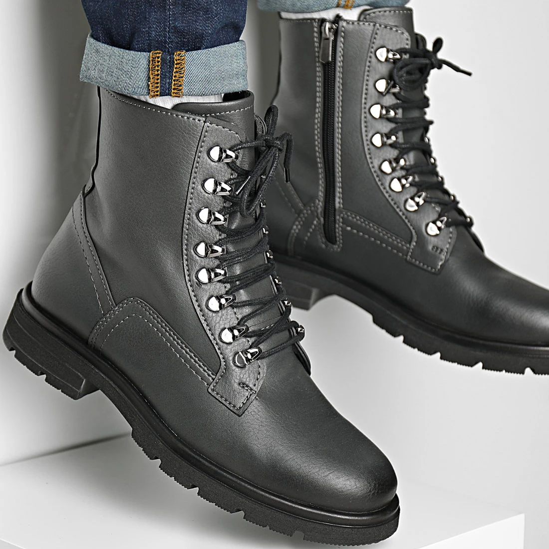 Meilleure affaire ✨ Boots 726 Anthracite de Classic Series 🧨 3 Meilleure affaire ✨ Boots 726 Anthracite de Classic Series 🧨