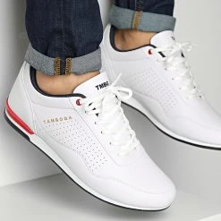 Meilleure affaire 🌟 Baskets 2554 White Navy Blue Red de Classic Series ⭐