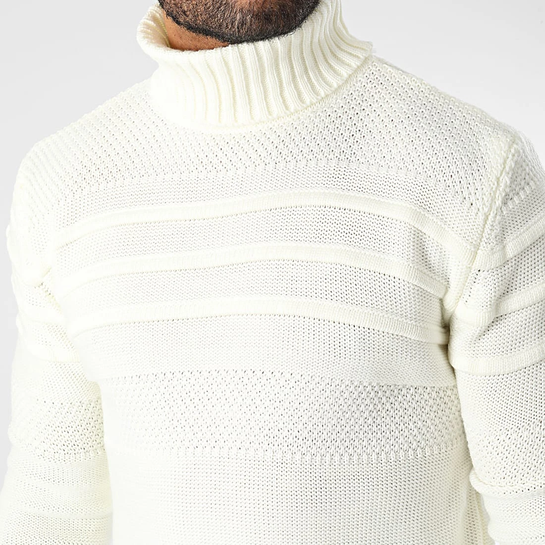 Tout neuf 🔥 Pull Col Roulé T3832 Beige de Classic Series 🎉 4 Tout neuf 🔥 Pull Col Roulé T3832 Beige de Classic Series 🎉 – Image 2