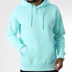 Meilleure vente ⭐ Sweat Capuche 8801 Bleu Clair de Classic Series 🎉
