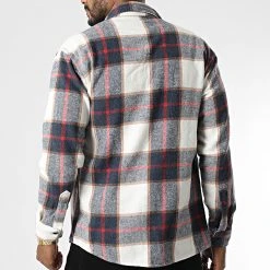 Bon marché ⭐ Surchemise A Carreaux 7037 Bleu Marine de Classic Series 🔥 -Classic Series Soldes classic series 345964 7037 ANTRACITE 20221031T142140 04