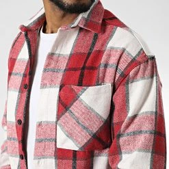 Remise 👏 Surchemise A Carreaux 7037 Rouge de Classic Series ❤️ -Classic Series Soldes classic series 345965 7037 RED 20221031T142011 02