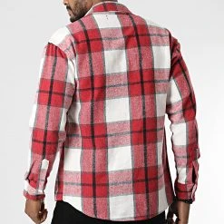 Remise 👏 Surchemise A Carreaux 7037 Rouge de Classic Series ❤️ -Classic Series Soldes classic series 345965 7037 RED 20221031T142014 04