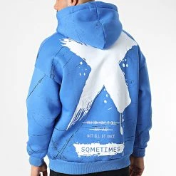 Meilleure vente ⭐ Sweat Capuche 22-K083 Bleu de Classic Series ✔️